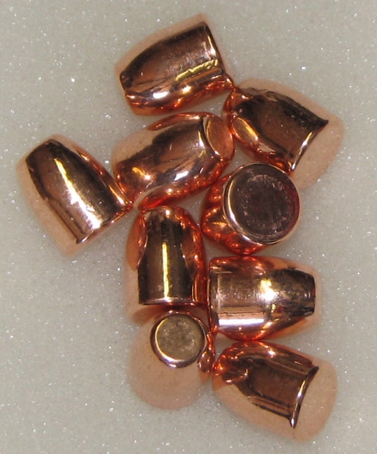 40 cal 155gr RNFP .400 copper plated bullets 250ct